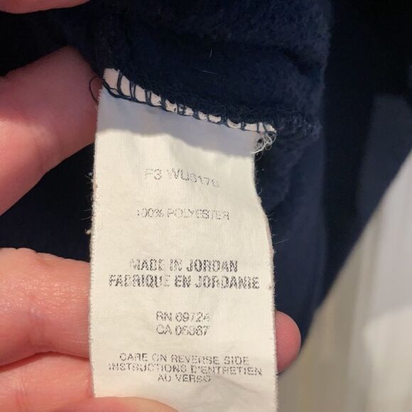 Columbia Unisex navy blue fleece pullover SZ Xlarge - Picture 5 of 6